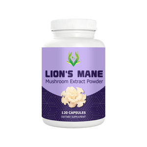 Factory Wholesale Lion's Mane Mushroom Powder Natural Herbal Healthcare <b>Supplement</b> Brain Energy Boost Immune and Focus Support - Product Image 1