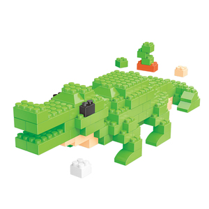 134pcs DIY assembly crocodile mini block toys educational mini block toys for children