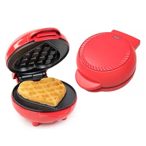 Aifa - Torradeira caseira para waffles, máquina de panqueca, waffle, sanduíche e café da manhã, mini máquina para assar.