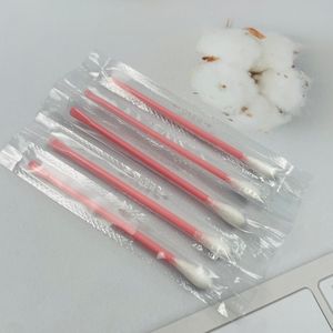 Hisopo de limpieza de esmalte de <span class=keywords><strong>uñas</strong></span> algodón <span class=keywords><strong>rosa</strong></span> individual envuelto portátil auricular - Product Image 3