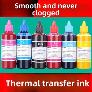 Set di Inchiostri per Sublimazione 100ml, 6 Colori CMYK LC LM per Stampanti <span class=keywords><strong>Epson</strong></span>, Kit Inchiostri per Stampa a Trasferimento Termico - Product Image 3