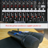 Équipement audio musical MSR1510/QU-12/LS380U, studio complet, 6 micros, amplificateur anti-sifflement 600W, 24 effets DSP, système de haut-parleurs