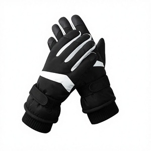 Gants de ski commerciaux roses personnalisés, isolés, résistants à l'eau, faciles à nettoyer, avec paume antidérapante pour snowboard et hiver - Product Image 2