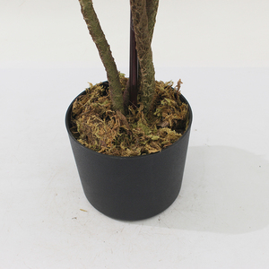 JWS3672 Arbre banian artificiel jardin ornemental en pot vert feuilles d'arbre banian - Product Image 3