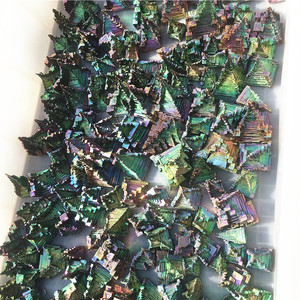 Mineral de Bismuto Natural Colorido Arcoíris, Cristales de Bismuto en Lingotes, Bismuto en Bruto, Cristal de Cuarzo en Bruto, Precio de Mineral - Product Image 6
