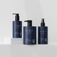 Bouteille de conditionneur pour cheveux à presser avec étiquette personnalisée et bouchon rabattable 250 ml Bouteilles de shampooing vides écologiques en HDPE 400 ml