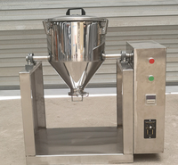 Mélangeur de tambour en acier inoxydable 2L 5L 10L 20L 40L 50L / Mélangeur de laboratoire / Mélangeur de poudre chimique et de granulés