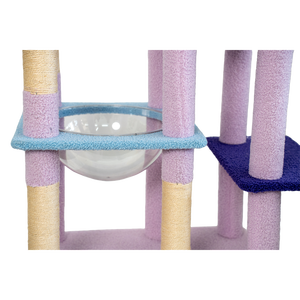 Modern Lüks Ahşap Sisal Halat Tarzı Kedi Ağacı Kulesi Toptan Büyük Kedi Evi Evcil Hayvan Mobilyası Şık Kedi Tırmalama Ağacı - Product Image 4