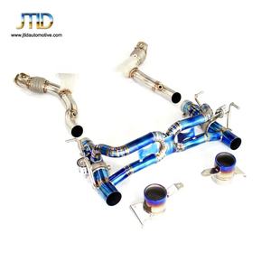 Sistema di scarico completo con Downpipe in titanio ad alte prestazioni JTLD con Catback Valvetronic per Ferrari 488 GTB - Product Image 4