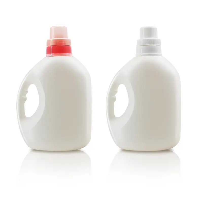 Garrafa de detergente para a roupa líquido HDPE de 1000ml, garrafa de detergente para a roupa com tampa de rosca