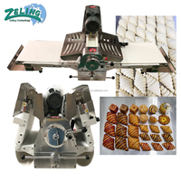 Laminoir à pâte manuel Zeling en acier inoxydable pour table, 450 mm/520 mm, pour pâtisserie, pizza, pain danois