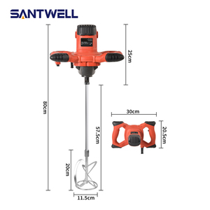 Factory Direct Sale 2400W /3500W Electric Handheld Concrete Mixer Industrial Grade with Adjustable 6-<b>speed</b> for <b>Paint</b> Cement - Product Image 3