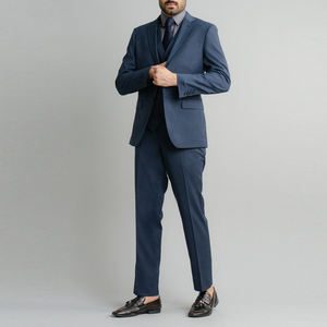 Ensemble de costume pour homme respirant 100 % coton, blazer formel d'affaires avec pantalon assorti pour les commandes en gros et en vrac - Product Image 3