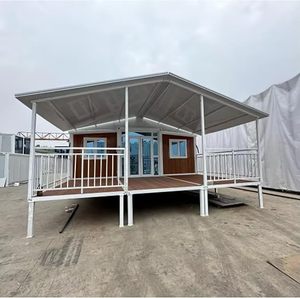 Container Modulare di Lusso CE da 20 piedi, Ufficio Prefabbricato, Mini Casa Moderna, Cabina con Camera da Letto, Struttura in Acciaio Portatile per Uso Commerciale - Product Image 3