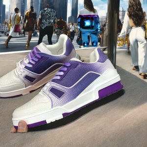 2025 sang trọng của nam giới chính hãng Da đi bộ & chạy Sneakers Trọng lượng nhẹ giản dị phong cách thể thao thoải mái lưới lót xu hướng thời trang - Product Image 3