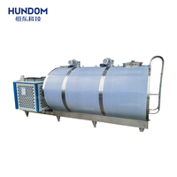 Réservoir de refroidissement direct de type horizontal personnalisé à prix d'usine avec compresseur pour le refroidissement de la transformation des aliments
