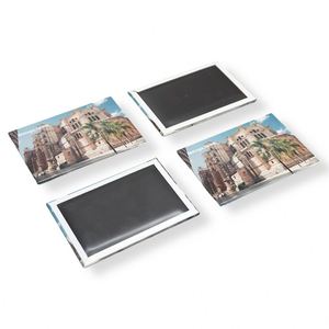 Aimants de réfrigérateur en métal personnalisés, design rétro magnétique puissant pour la publicité commerciale - Product Image 2