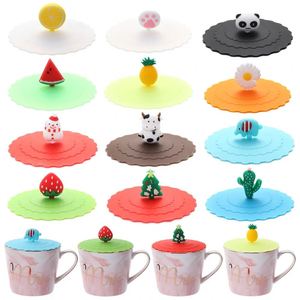 New Arrival <b>Reusable</b> Anti Stretch Protection Silicone <b>Cup</b> Cover Lid for Club Party Drink - Product Image 1