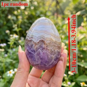 Œuf en améthyste et agate naturelle de haute qualité pour la décoration intérieure et les cadeaux – Vente en gros - Product Image 2