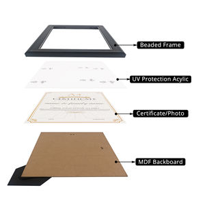ए 4 सफेद पीएस सामग्री स्नातक प्रमाण पत्र डिप्लोमा फ्रेम टेबलटॉप डिस्प्ले - Product Image 5