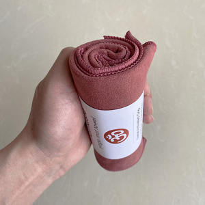 ผ้าเช็ดหน้าสำหรับเล่นกีฬา ราคาโรงงาน คุณภาพดี ขนาด 26.5 x 16 นิ้ว รับสั่งทำ สีเทอร์ควอยซ์/เทล ผ้าเช็ดมือโยคะแบบหนังกลับ <span class=keywords><strong>Manduka</strong></span>  พร้อมสกรีนโลโก้ - Product Image 3