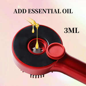 コードレスヘアリペアレッドライトセラピーオイルディフューザー電気スカルプオイルアプリケーターブラシ振動コームマッサージャー - Product Image 5