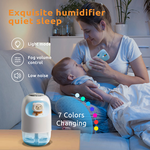 Xách tay LED ánh sáng mini H2O phun sương tạo độ ẩm ướt hương thơm tinh dầu khuếch tán xe hơi USB Máy tạo độ ẩm không khí - Product Image 2