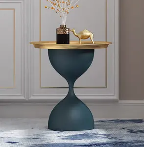 נורדי אור יוקרה ברזל אמנות תה שולחן מודרני פשוט סלון ספה צד כמה שולחנות