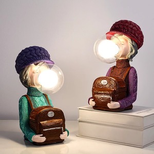 Lampe LED créative en forme de lapin pour chambre d'enfant, décoration de Pâques, forme irrégulière, style souffleur de bulles, décoration intérieure - Product Image 4