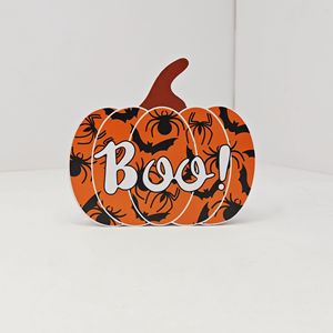 Ornement de citrouille d'Halloween, décoration en papier 3D sur pied pour la décoration de table à la maison, cadeau pour adulte - Product Image 1