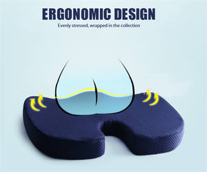 Cuscino coccige cuscino per sedia da massaggio ortopedico cuscino per auto in memory foam per ufficio supporto per cuscino in rilievo per <span class=keywords><strong>sciatica</strong></span> - Product Image 4