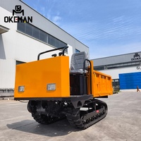 1,5-Tonnen-Raupenkipper Mini-Traktor-Lader mit Benzinmotor Einfach zu Positionieren