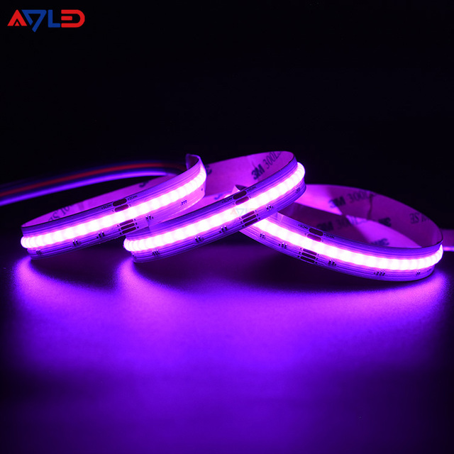 High Quality Waterproof RA>90 High CRI RGB 24v Cob Led Strip 896 RGBW Cob Led Light Strip 16W