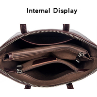 Sac à bandoulière en cuir véritable avec fermeture éclair, style mode, pour l'hiver et l'automne, mallette personnalisée, fabrication chinoise, pratique au quotidien