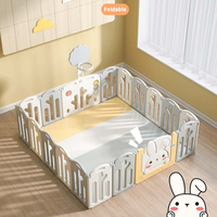 Parc de jeu pour tout-petits personnalisable, clôture en plastique moderne et durable pour enfants, utilisation intérieure et extérieure, salon, chambre, parc