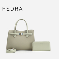 PEDRA Fabrikdirektverkauf Modische Damen Umhängetasche PU Handtasche Geldbörsen und Taschen