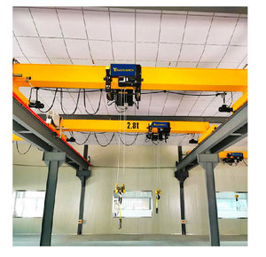 Pont roulant monopoutre de 1 à 31 m, style européen, pour petit atelier mobile, 3 tonnes, 380 V, adapté à l'extérieur, structure entièrement étanche - Product Image 1