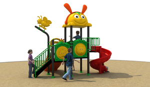 Structures de jeux d'extérieur pour enfants en <span class=keywords><strong>acier</strong></span> et plastique, toboggan en <span class=keywords><strong>acier</strong></span> pour garderies, maternelles, jardins, parcs, équipements de divertissement - Product Image 3