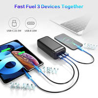 2024 nouveau produit 10000mah vente en gros batterie externe Portable 20000Mah 20W/22.5W charge rapide logo personnalisable 30000mah Powerbank