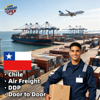 Agente de Transporte de Carga Aérea DDP China-Chile Santiago, Transitario, Alibaba-express, Puerta a Puerta, Precio Fijo, Impuestos Incluidos