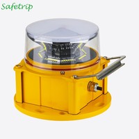 Venta Directa de Fábrica, Baliza LED Portátil Recargable de Larga Duración para Heliportos, 30W 2500cd, Color Blanco, para Proyectos de Heliportos