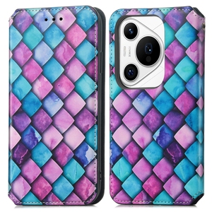 Para Huawei Pura 70/70 Pro/<span class=keywords><strong>Honor</strong></span> <span class=keywords><strong>20</strong></span> <span class=keywords><strong>Lite</strong></span>, funda magnética con tapa de PU con ranuras para tarjetas, para Oppo Realme C65, funda tipo billetera - Product Image 6