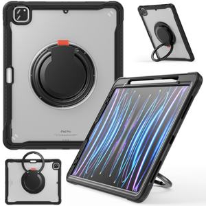 เคสแท็บเล็ต TPU PC สำหรับ iPad Pro 12.9 นิ้ว รุ่นปี 2022 2021 2020 2018 ดีไซน์แข็งแรงทนทาน พร้อมขาตั้งและฟังก์ชั่นป้องกัน - Product Image 2