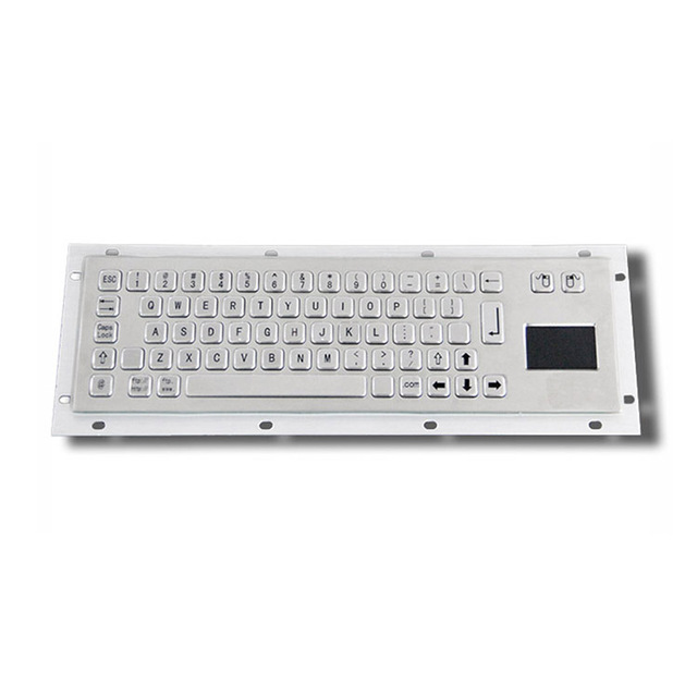 Embedded Customized Waterproof Stainless Steel Rugged PC Metal Keyboard for Industrial Platform and Kiosk