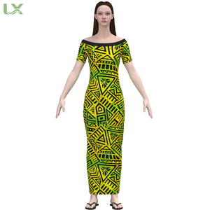 Le ragazze stampate personalizzate vestono il vestito tropicale delle <span class=keywords><strong>donne</strong></span> <span class=keywords><strong>hawaiane</strong></span> di grandi dimensioni - Product Image 4