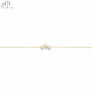 ซัพพลายเออร์ฮ่องกง กำไลข้อมือทองคำแท้ 18K ดีไซน์วินเทจอาร์ตเดโค ประดับเพชรแท้ทรงโรสคัท สำหรับผู้หญิง ของขวัญวันเกิด - Product Image 4