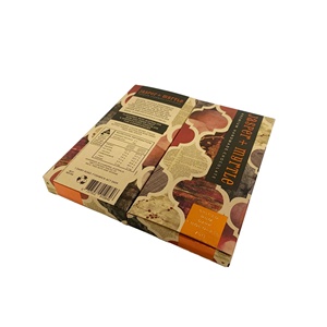 Custom hot stamping logo <strong>rum</strong> dark <strong>chocolate</strong> bar small empty kraft box - Product Image 6