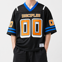 Maillot de football américain personnalisé pour hommes, maillot d'équipe en mesh, sublimation, surdimensionné, marque privée, vente en gros