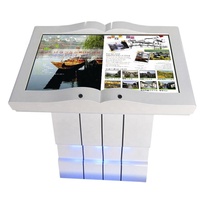 Machine tactile interactive tout-en-un OEM ODM 43 pouces Capteur infrarouge Page Virtual Flipper pour les bibliothèques et les bâtiments d'entreprise