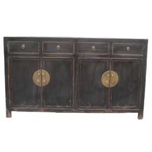 Phong cách Truyền Thống Trung Quốc rắn gỗ Tủ sideboards phòng khách Tủ Retro trang trí tủ cho ăn uống ứng dụng - Product Image 1